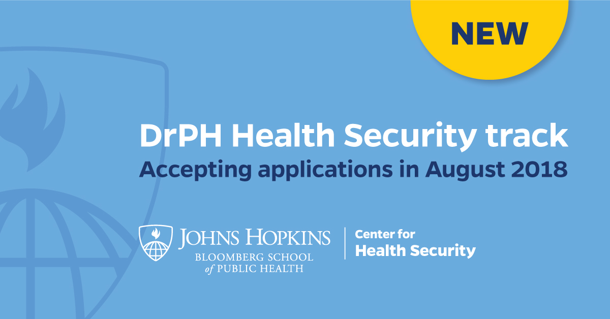 DrPH Health Security track