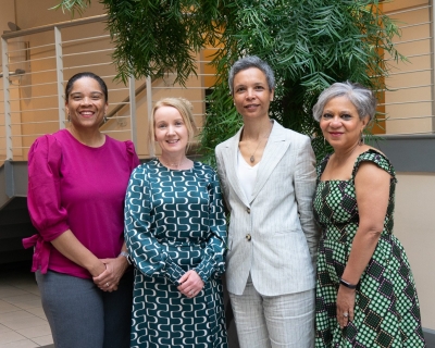 From left, Drs. Deidra Crews, Leona Carroll, Meryam Sugulle, and Lisa Cooper