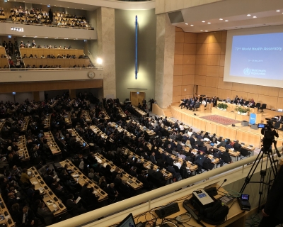 Representatives from 194 member states gather for the opening of the 72nd World Health Assembly in Geneva on May 20, 2019. Image: Brian W. Simpson