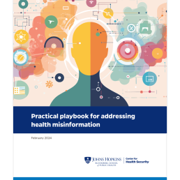 Practical playbook for addressing health misinformation, cover