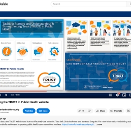 TRUST, video series TRUST, video series