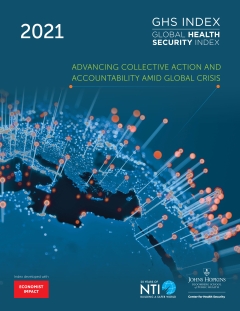 2021 Global Health Security Index cover