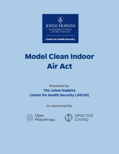 Model Clean Indoor Air Act, cover
