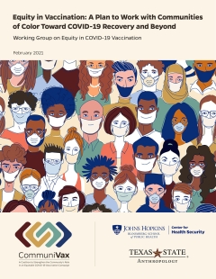Equity in Vaccination: A Plan to Work with Communities of Color Toward COVID-19 Recovery and Beyond