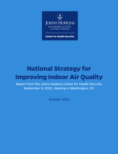 National Strategy for Improving Indoor Air Quality cover
