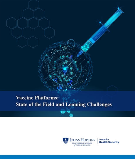 Report cover, Vaccine Platforms